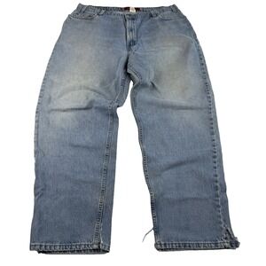 Vintage 90s Levi's Silver Tab Jeans Loose Fit Tapered Leg Mens 38"x31" Baggy USA
